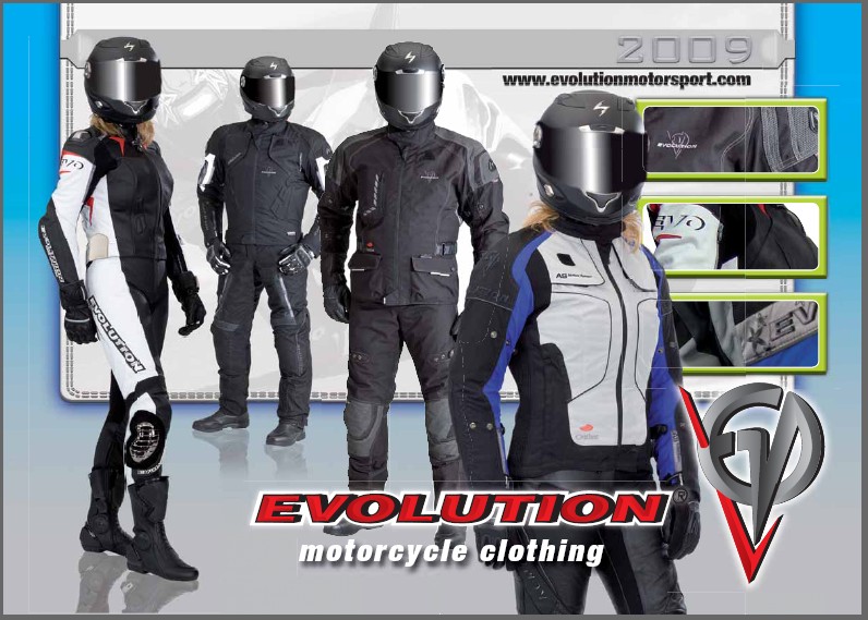 Evolution Motorkleding 2009 Assortiment